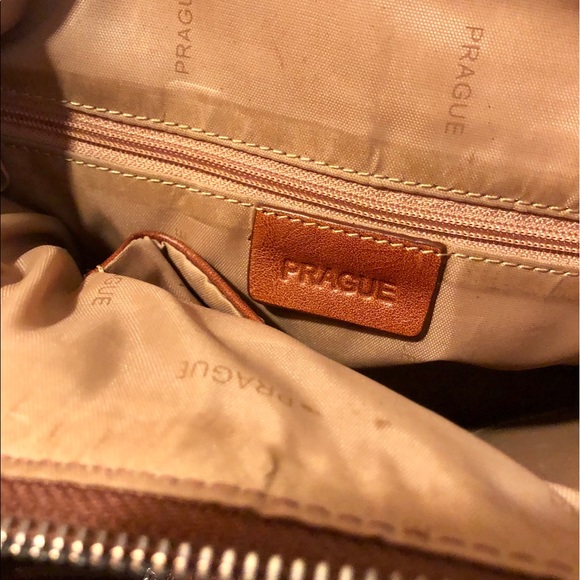 Brown Leather Prague Purse - Picture 4 of 5